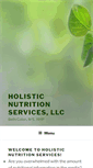 Mobile Screenshot of holisticnutritionservices.com